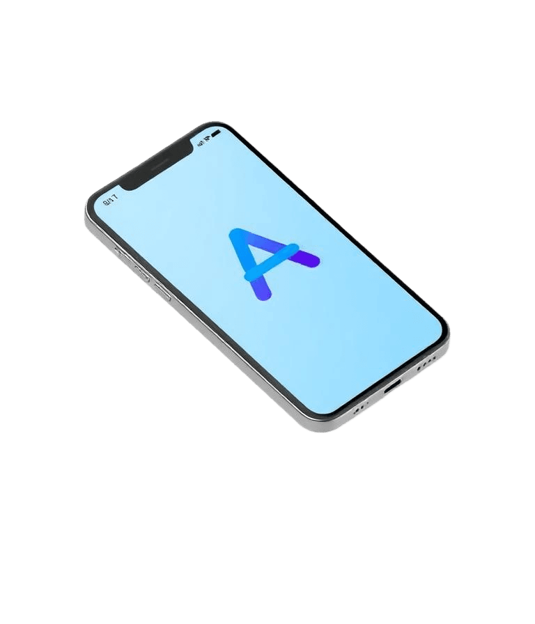 Mobile app mockup